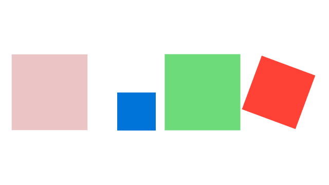 Four colorful squares.